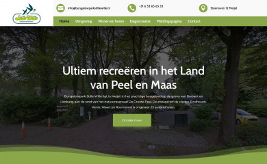 bungalowparkstillewille.nl screenshot