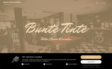 bunte-tinte-tattoo.de screenshot