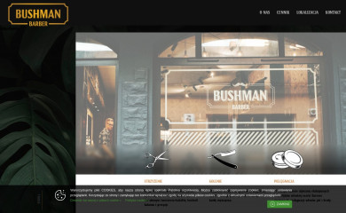 bushmanbarber.pl screenshot