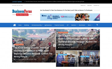 businessfocus.co.ug screenshot