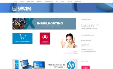 burmex.be screenshot
