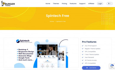 Spintech screenshot