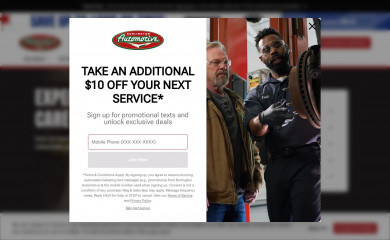 burlingtonautomotive.com screenshot