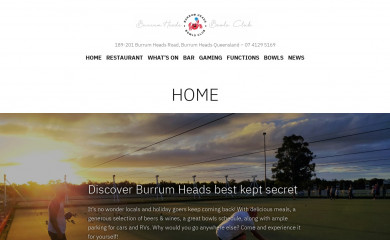 burrumheadsbowlsclub.com.au screenshot