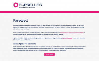 burrelles.com screenshot