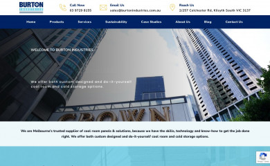burtonindustries.com.au screenshot