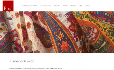 butikfina.se screenshot