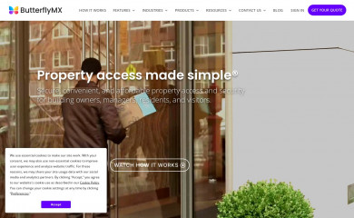 butterflymx.com screenshot
