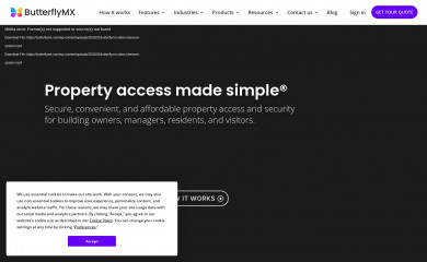 butterflymx.com screenshot