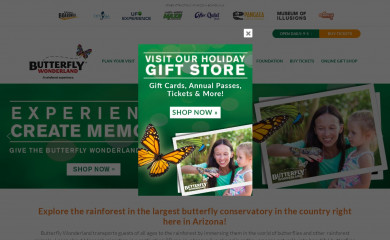 butterflywonderland.com screenshot