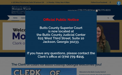 buttscountyclerkofcourt.com screenshot