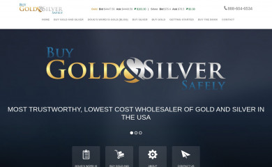 buygoldandsilversafely.com screenshot