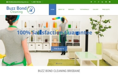 buzzbondcleaning.com.au screenshot
