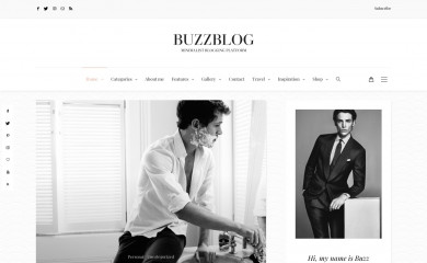 https://buzzblogpro.hercules-design.com/ screenshot