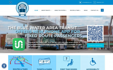 bwbus.com screenshot