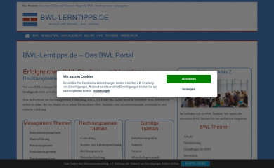 bwl-lerntipps.de screenshot
