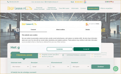 bwlease.nl screenshot