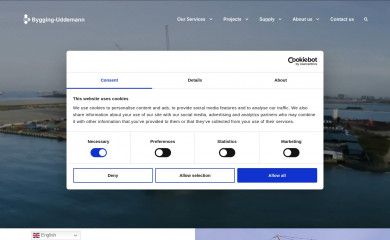 bygging-uddemann.se screenshot