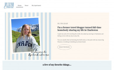 byleahclaire.com screenshot
