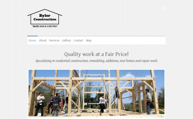 bylerconstructionllc.com screenshot