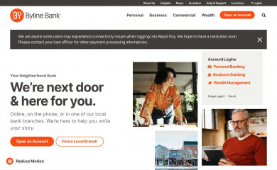 bylinebank.com screenshot
