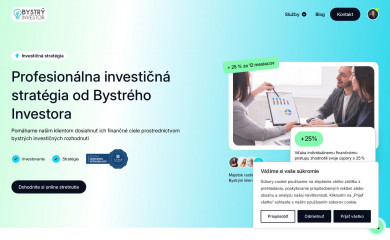 bystryinvestor.sk screenshot