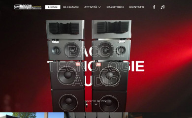 bacchitecnologieaudio.com screenshot