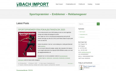 bachimport.dk screenshot