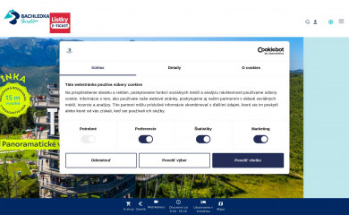 bachledka.sk screenshot