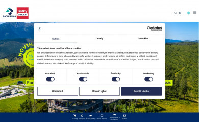 bachledka.sk screenshot