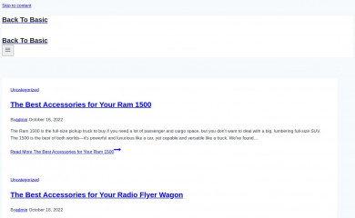 backtobasicsamarillo.com screenshot