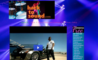 backtosound.com screenshot