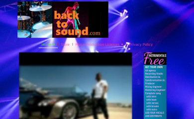 backtosound.com screenshot