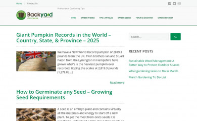 backyardgardener.com screenshot