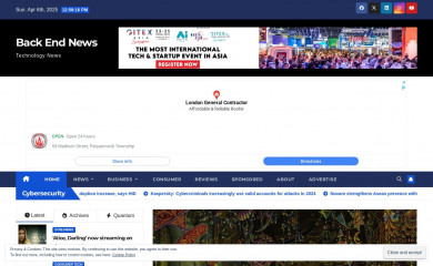 backendnews.net screenshot
