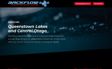 backflowpreventionsouth.co.nz screenshot