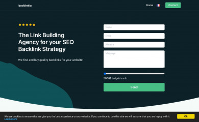 backlinkia.com screenshot