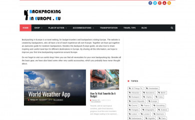 backpackingineurope.eu screenshot