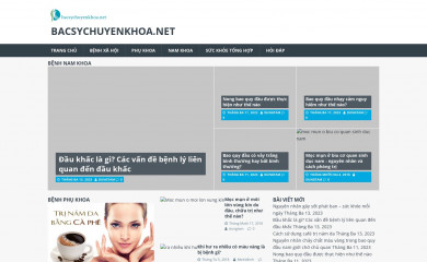 bacsychuyenkhoa.net screenshot