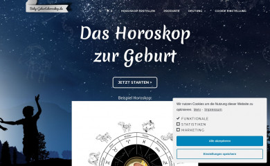baby-geburtshoroskop.de screenshot