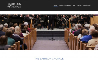 babylonchorale.org screenshot