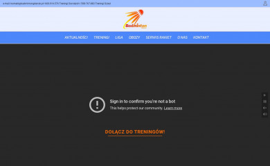 badmintongdansk.pl screenshot