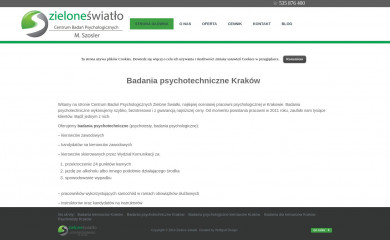 badaniakrakow.pl screenshot