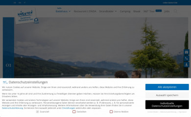 badehaus-millstaettersee.at screenshot