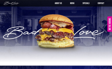 badloveburgerco.com.au screenshot
