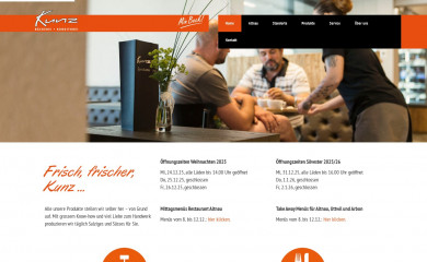 baeckereikunz.ch screenshot