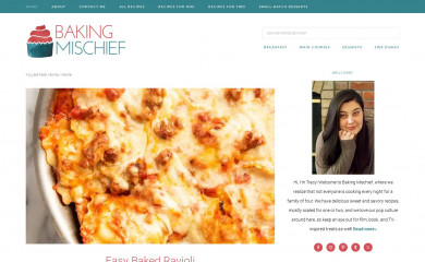 bakingmischief.com screenshot