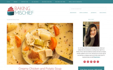 bakingmischief.com screenshot