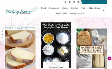 baking-sense.com screenshot