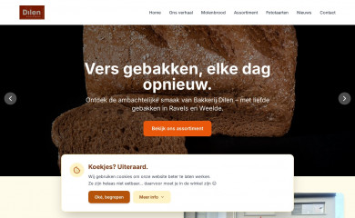 bakkerijdilen.be screenshot
